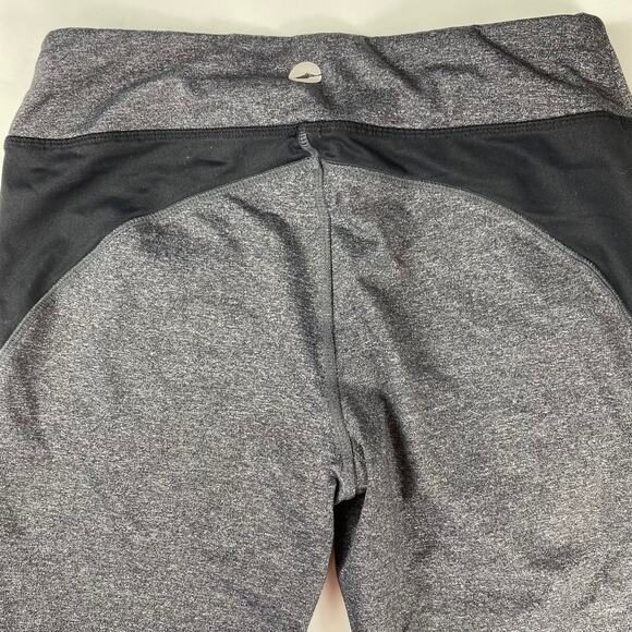 Avia Colorblock Mesh Leggings Active Full Length Black White Grey sz Small - Picture 6 of 11